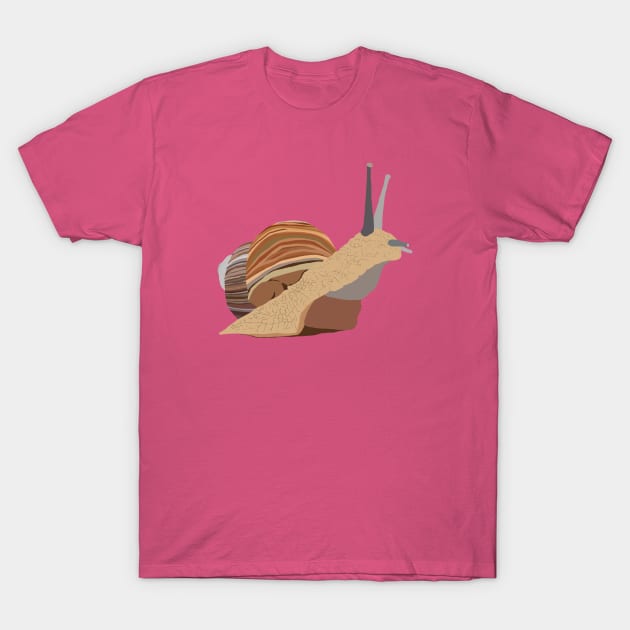 Snail T-Shirt by ElviaMontemayor